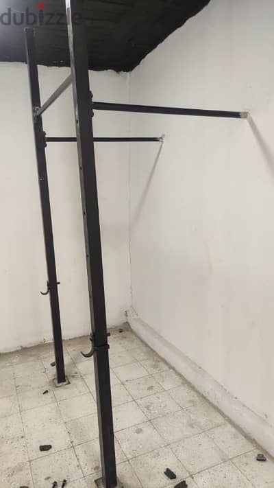 Weight Bar and pull-up rake راك للبارات وعقلة