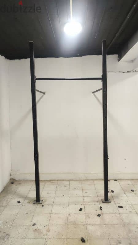 Weight Bar and pull-up rake راك للبارات وعقلة 1