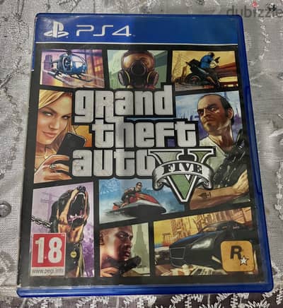 Gta 5 /Gta V ps4 cd اسطوانة بدون خدوش