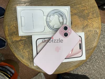 iPhone 15 256G Pink جديد