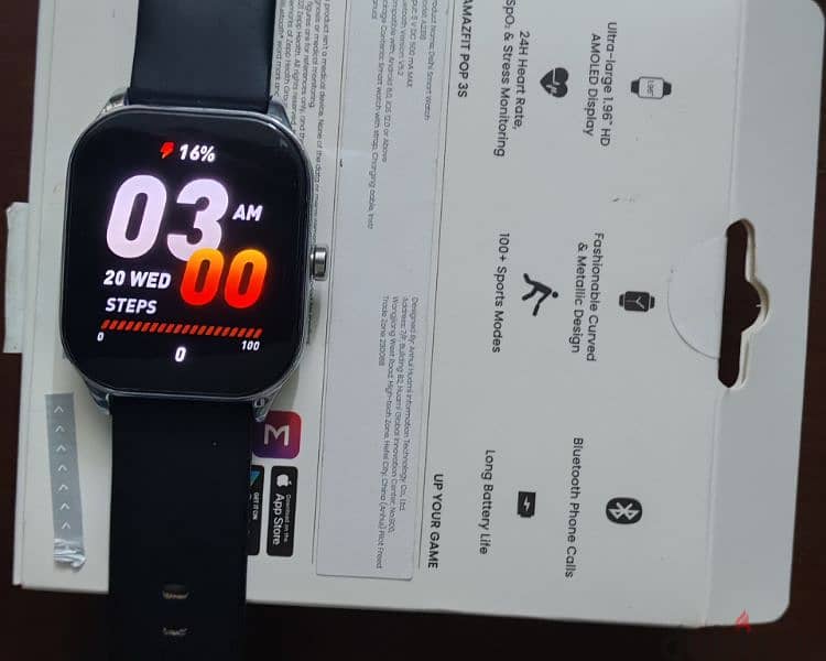 ساعه امازفيت amazfit pop 3s 1