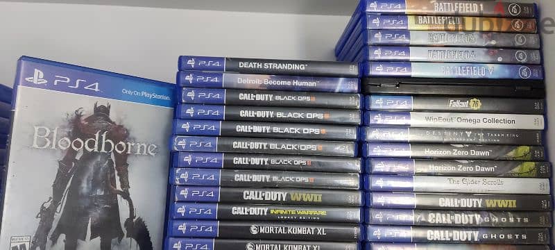 ps4 , ps5 games cd  ألعاب بلايستيشن مستعمله 3