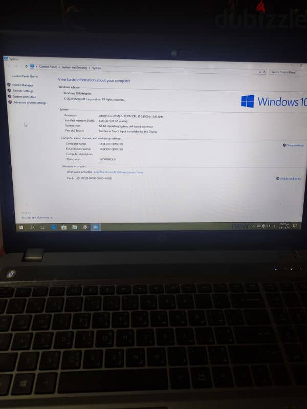 لاب توب مستعمل بحالة جيده 6