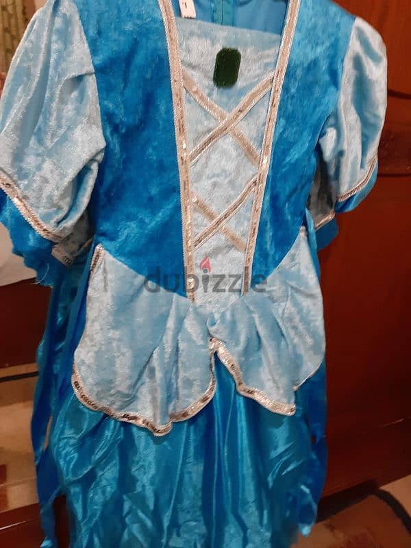 Frozen dresses for girls size 6-8 & 8-10 . used only once. 1