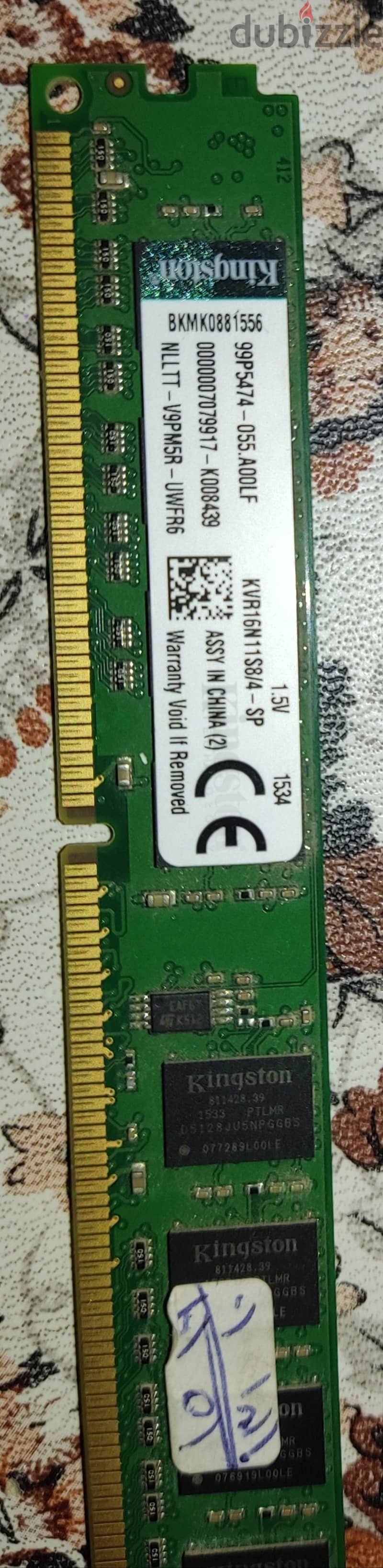 Ddr3 4g كينجستون 0