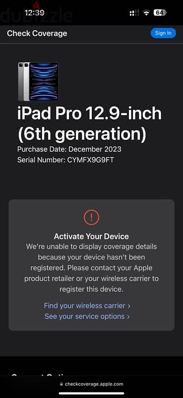 IPad Pro 256 Giga 12.9 M2 WiFi 6th Generation 4