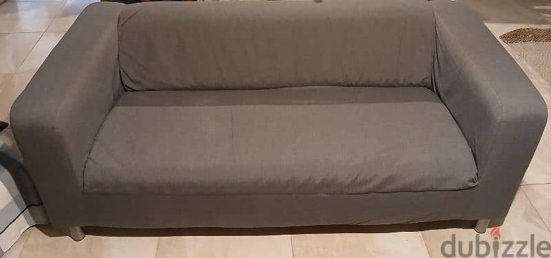 grey Ikea Klippan used couch 0