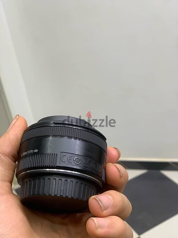 lens 50stm  بحالة الزيرو 1