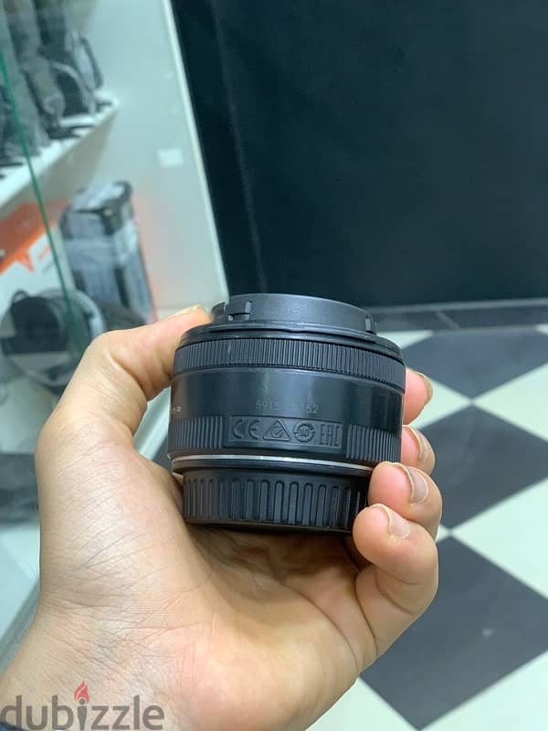 lens 50stm  بحالة الزيرو 3