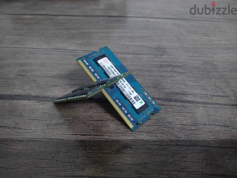 رامات لابتوب 2×2جيجا ddr3 رام 2جيجا من hynixبتقنية الeco energy 5