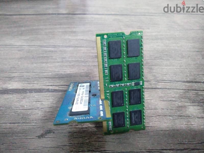 رامات لابتوب 2×2جيجا ddr3 رام 2جيجا من hynixبتقنية الeco energy 8