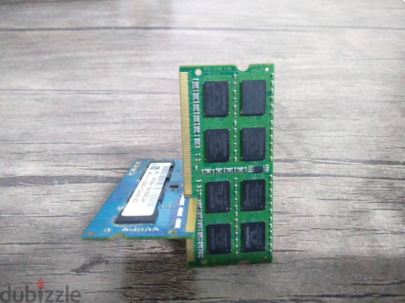 رامات لابتوب 2×2جيجا ddr3 رام 2جيجا من hynixبتقنية الeco energy 9