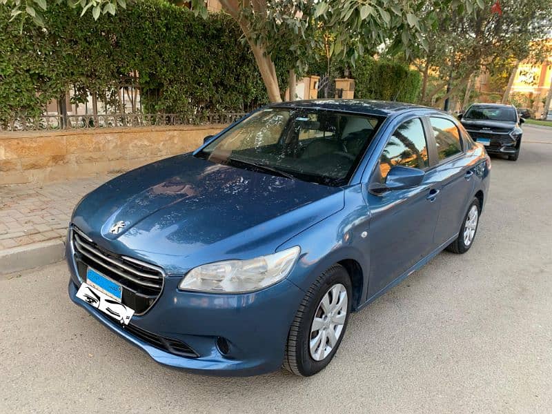 Peugeot 301 2016  سياره بيجو ٣٠١ ازرق اتوماتيك 0