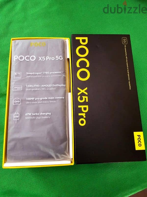 فرصه pocox5proبكل مشتملاته ٢٥٦جيجا ٨رام 8