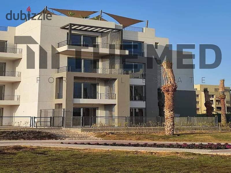 For sale, an apartment in October, Palm Parks Compound, Palm Hills, down payment and installments, finished with AC's, next to New Giza, Hyde Park 0