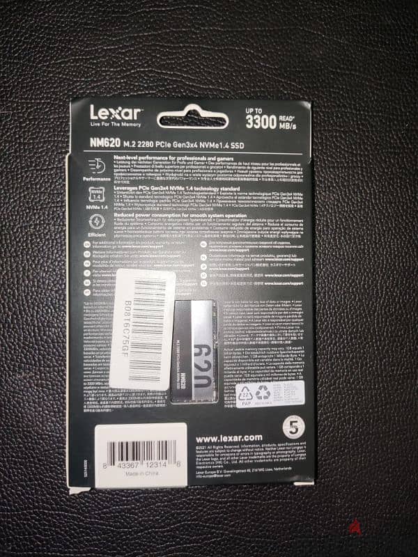 nvme lexar nm620 256GB 1