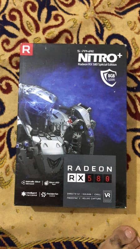 كارت شاشه حاله الجديد RX 580 8G Sapphire Nitro + Special Edition 3