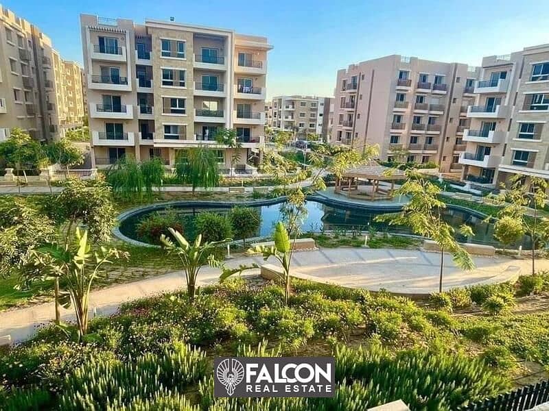 3 bedroom apartment with garden for sale in Sarai Compound, New Cairo, with a 42% discount and cash installments 0