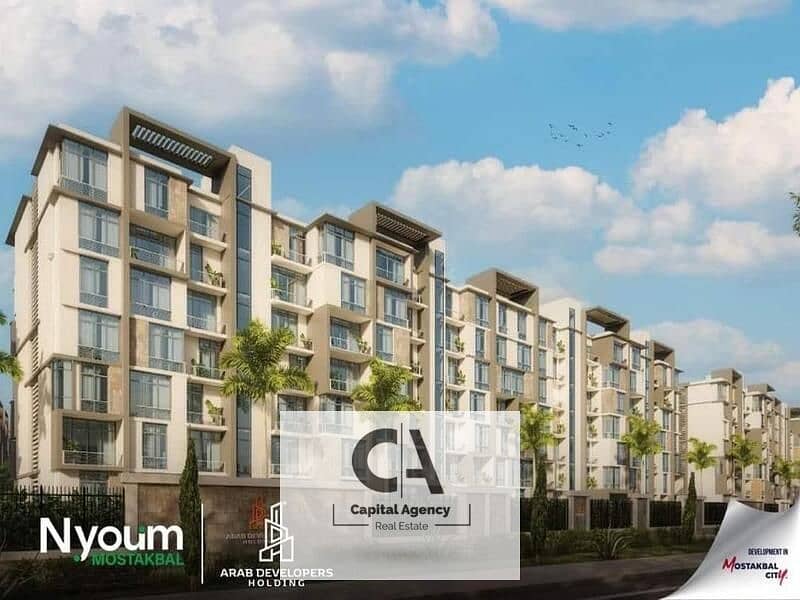 Apartment for sale | with a 10% down payment and equal installments in NEOM Compound minutes from the Fifth Settlement 0