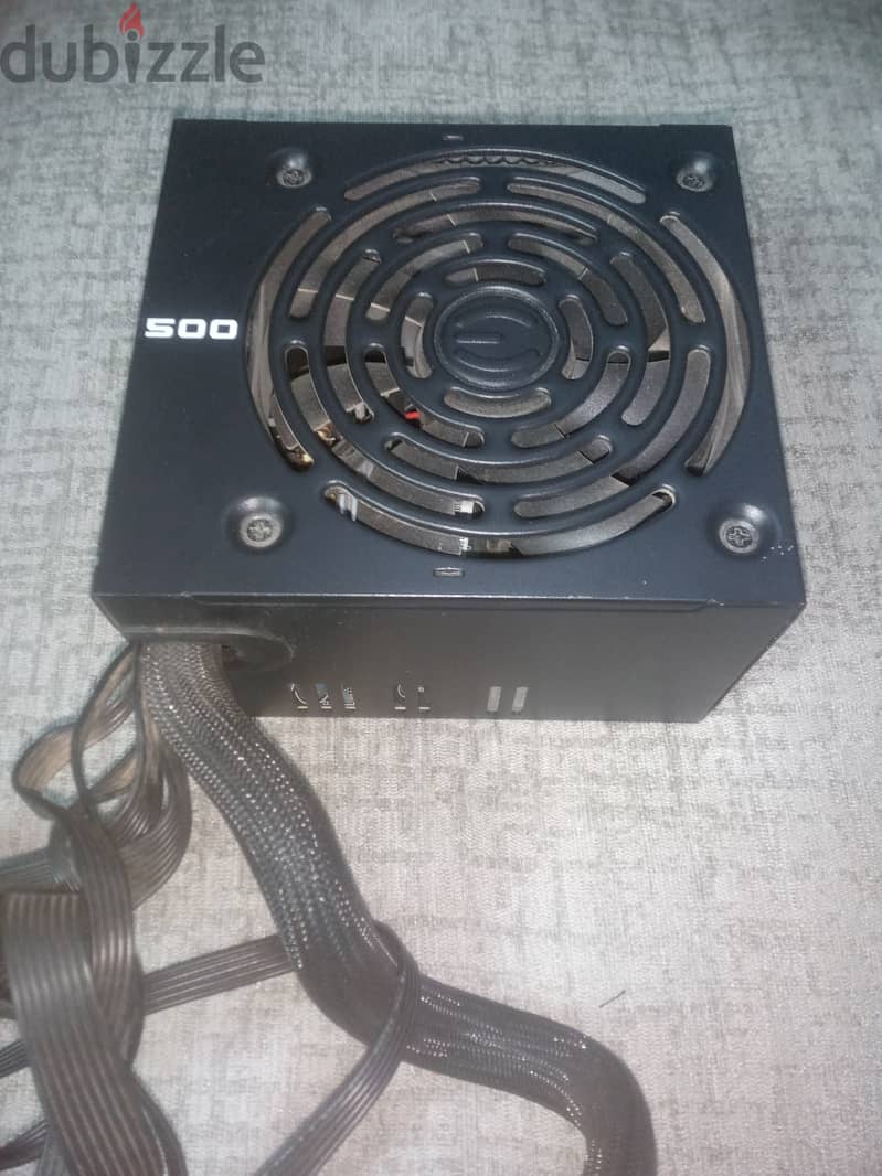 POWER SUPPLY 500 WATT - 80 PLUS باور ٥٠٠ وات ٨٠ بلس 1