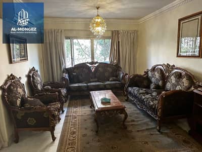 Furnished apartment for rent, 157 sqm and 40 gardens, in Al Rehab City Compound, First Settlement