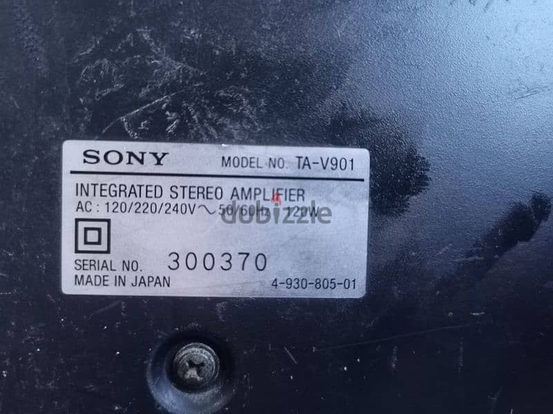 sony amplifier made in Japan امبلفير سوني 8