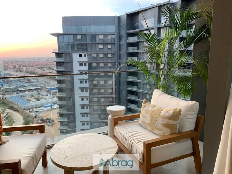 160 sqm apartment for sale, Zed Towers, Sheikh Zayed, immediate receipt, with air conditioners, kitchen, and indoor view 0