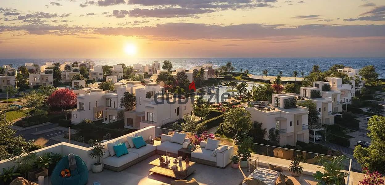 تاون هاوس ميدل 187 متر بحرى دايركت على اللاجون في سي شور هايد بارك الساحل الشمالى  in Sea Shore Hyde Park North Coast 0