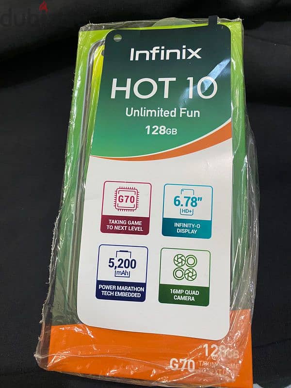 موبايل Infinix hot 10 0