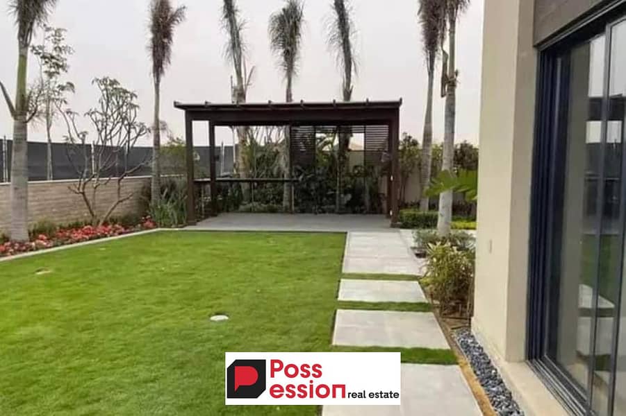 Duplex with garden for sale in the Fifth Settlement, Taj City Compound, directly in front of Cairo Airport, facing the Suez Road, minutes from Heliopo 0