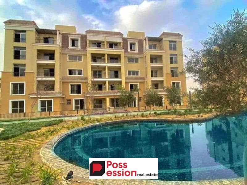 Apartment for sale in Mostakbal City, Sarai Compound, New Cairo, next to Madinaty, near the Fifth Settlement and the American University 0