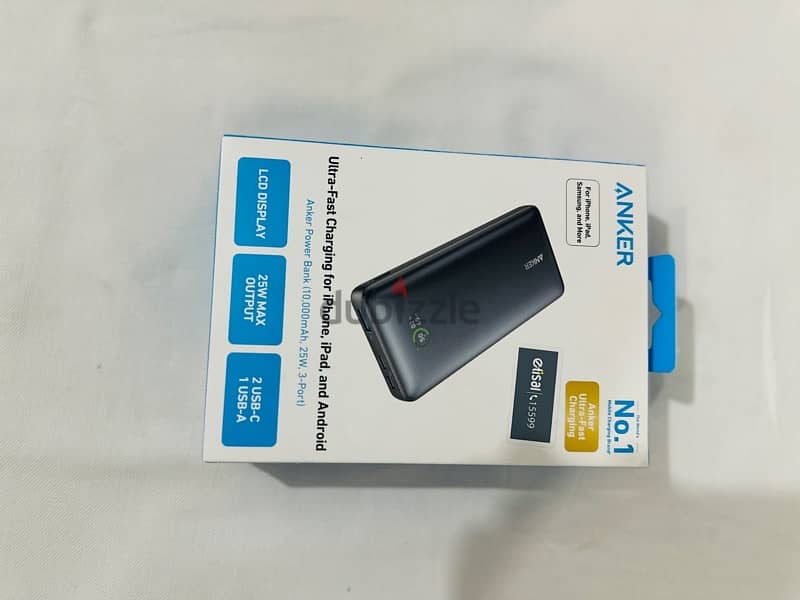 Anker 533 Power bank “ 10,000mAh, 25W, 3-port” 0