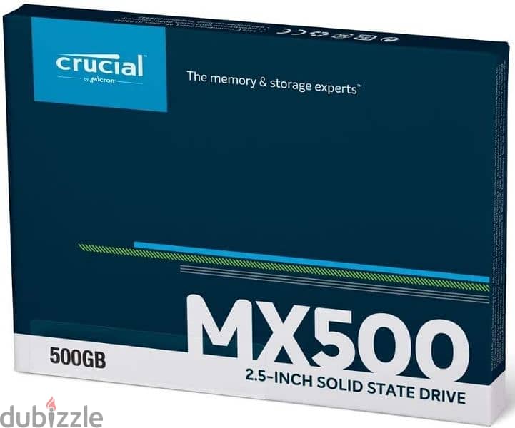 هارد ديسك كروشال 500 جيجا  -   Hard Desk Crucial BX500 SSD 500 Giga 0