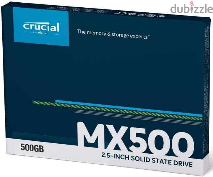 هارد ديسك كروشال 500 جيجا  -   Hard Desk Crucial BX500 SSD 500 Giga 0