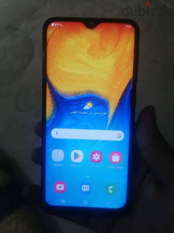 samsung A20 32&3 مع العلبه و الجراب بحاله ممتازه مغير باغه للأمانة 0