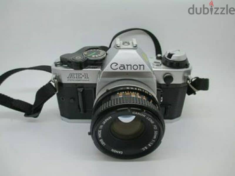 Canon AE-1 Program 35mm SLR Film Camera with 50mm 1:1.8 Lens 1