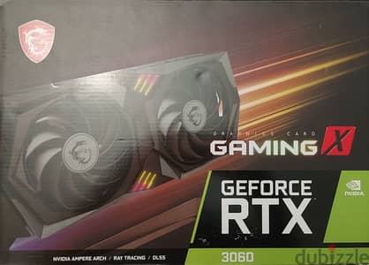 كارت شاشة Msi rtx 3060 gaming x 12gb