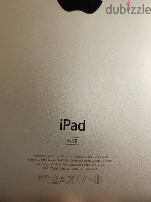 iPad 2 Wi-Fi + GSM (cellular) 64 GB -   آي باد ٢ (واي فاي + شريحة) 7