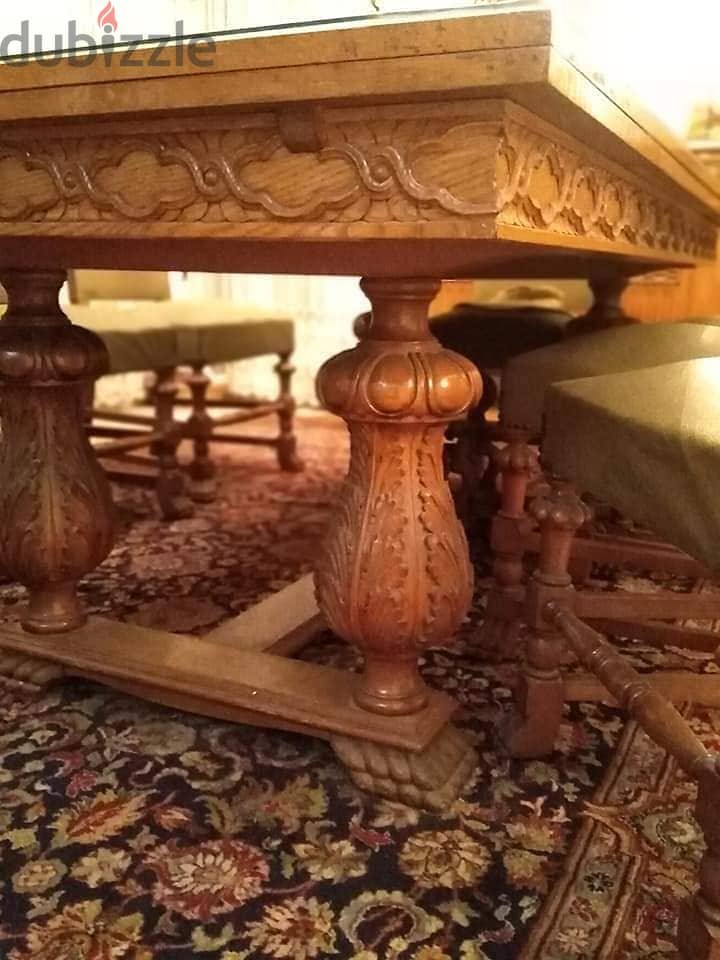 antique dining table 3