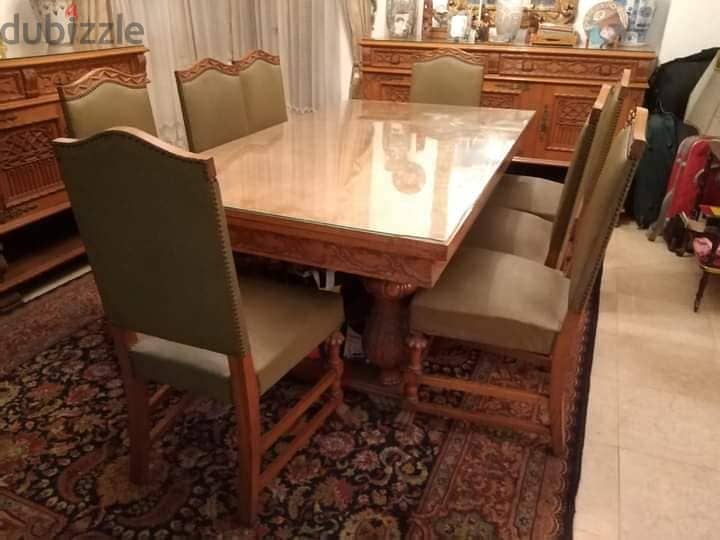 antique dining table 4