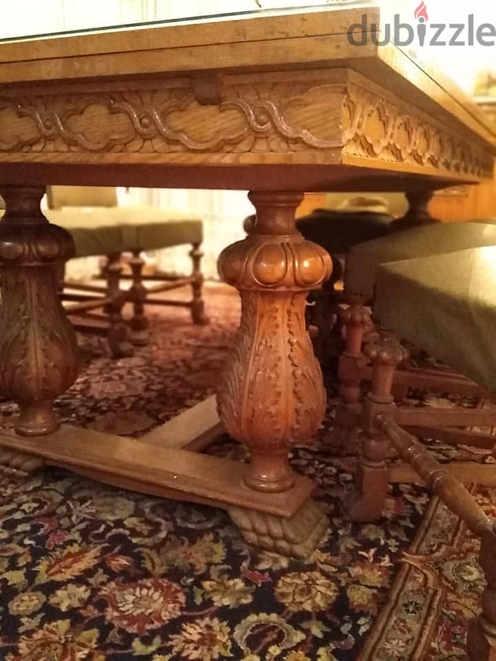 antique dining table 6