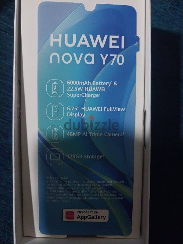 huawel nova y70 3