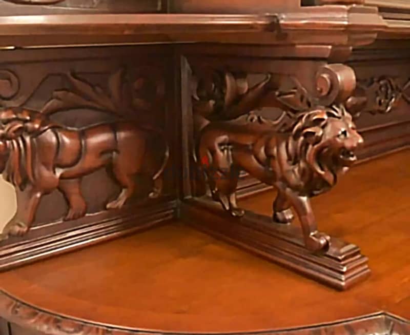 Antique Walnut Renaissance buffet 1