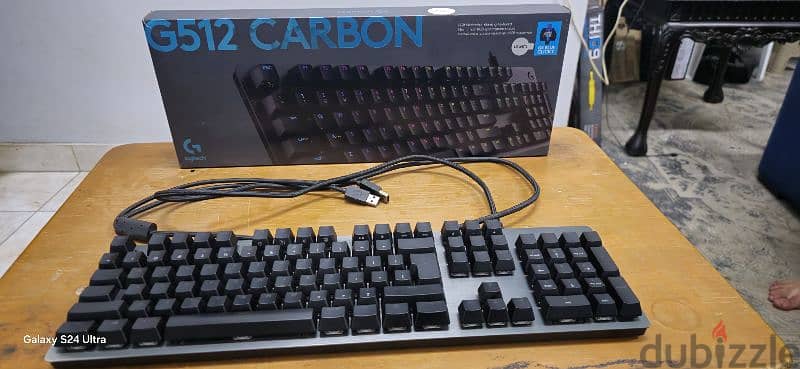 LOGITECH G512 CARBON GX BLUE GAMING KEYBOARD 1