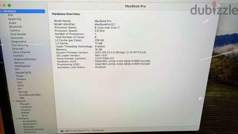 Apple Macbock pro 2018 5