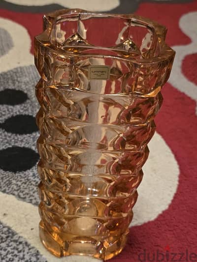 French Luminarc / Rose Crystal Vases