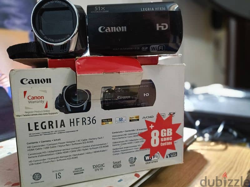 camera canon HF R36 2