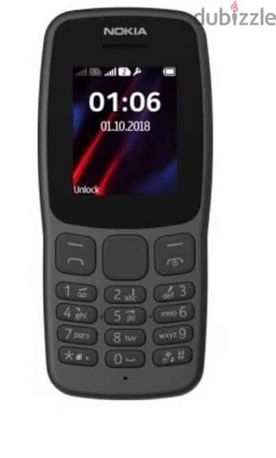 (والتوصيل مجانا)Nokia 106 Dual SIM (عليه ضمان  شهر)