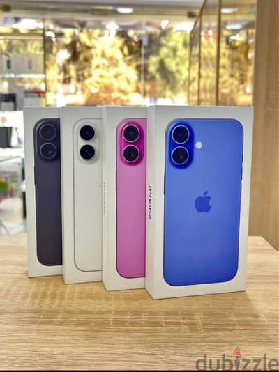 للبيع بسعر مميز في عرض الويك اند iPhone 16 128 GB بضمان سنه