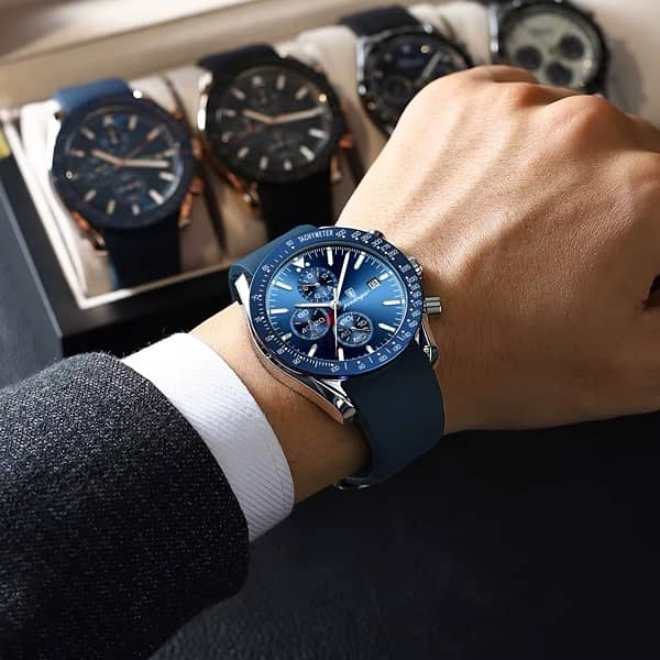 PAGANI DESIGN Fashion Mens Watches Chronograph Sports Waterproof 1